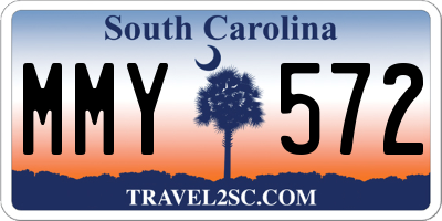 SC license plate MMY572