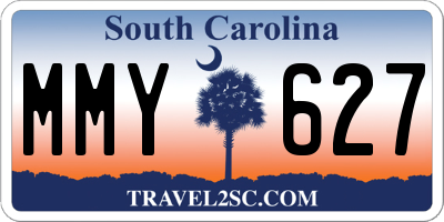 SC license plate MMY627