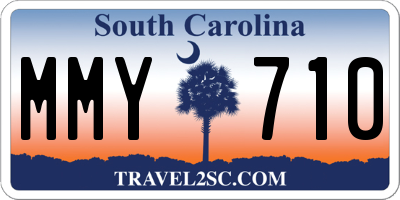 SC license plate MMY710