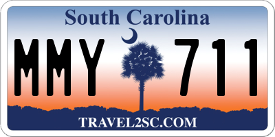 SC license plate MMY711