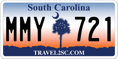 SC license plate MMY721
