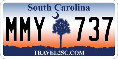 SC license plate MMY737