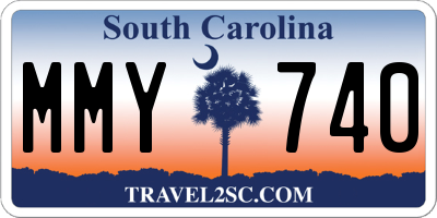 SC license plate MMY740