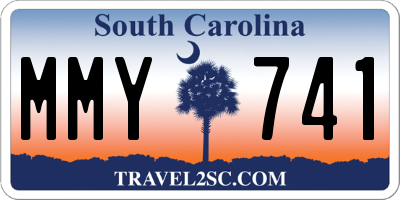 SC license plate MMY741