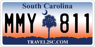 SC license plate MMY811