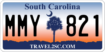SC license plate MMY821