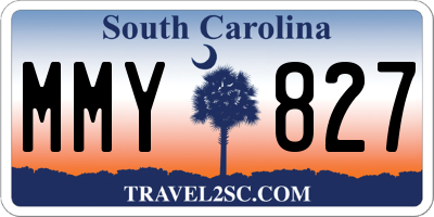 SC license plate MMY827
