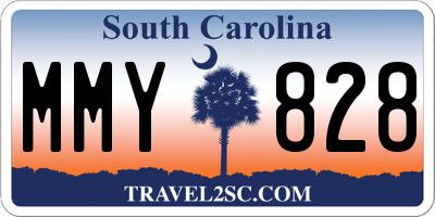 SC license plate MMY828