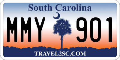 SC license plate MMY901