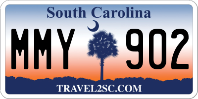 SC license plate MMY902