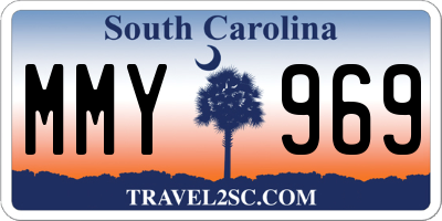 SC license plate MMY969
