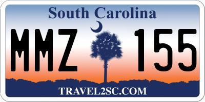 SC license plate MMZ155
