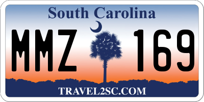 SC license plate MMZ169
