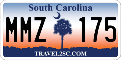 SC license plate MMZ175