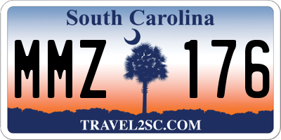 SC license plate MMZ176