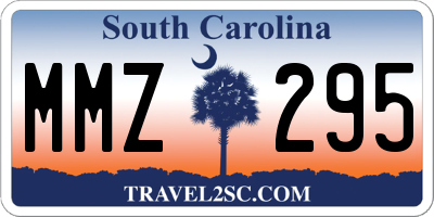 SC license plate MMZ295