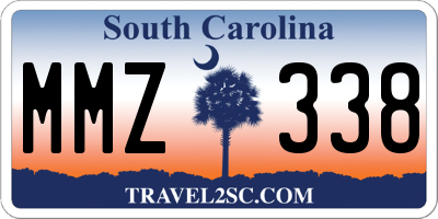 SC license plate MMZ338