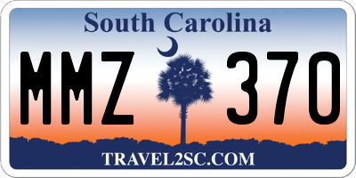 SC license plate MMZ370