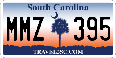 SC license plate MMZ395