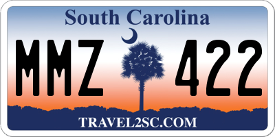 SC license plate MMZ422