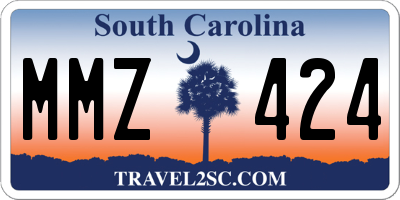 SC license plate MMZ424