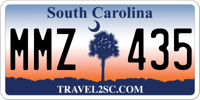 SC license plate MMZ435