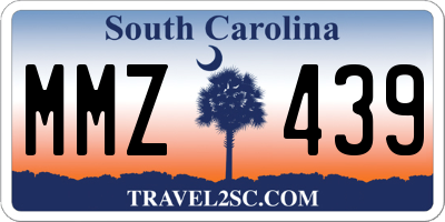 SC license plate MMZ439