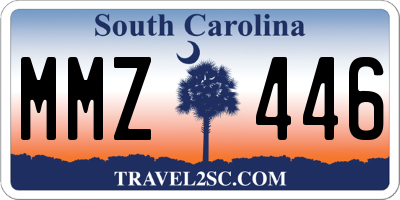 SC license plate MMZ446
