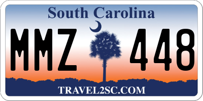 SC license plate MMZ448