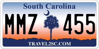 SC license plate MMZ455