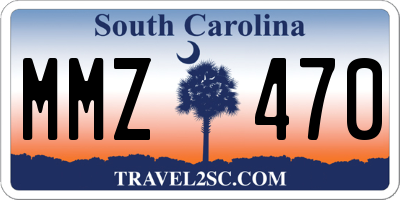SC license plate MMZ470