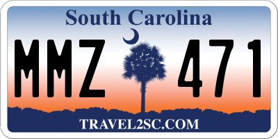 SC license plate MMZ471