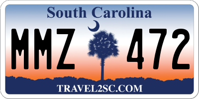 SC license plate MMZ472