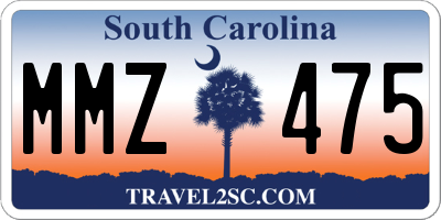 SC license plate MMZ475