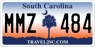 SC license plate MMZ484