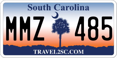 SC license plate MMZ485