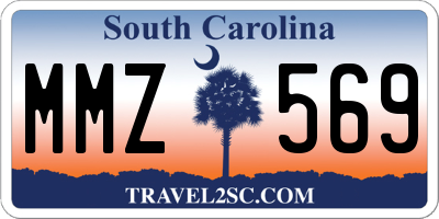 SC license plate MMZ569