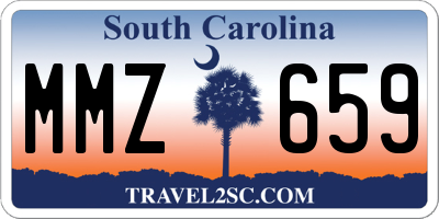 SC license plate MMZ659
