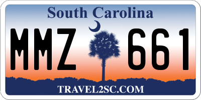 SC license plate MMZ661