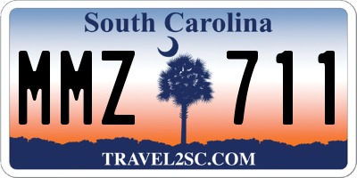 SC license plate MMZ711