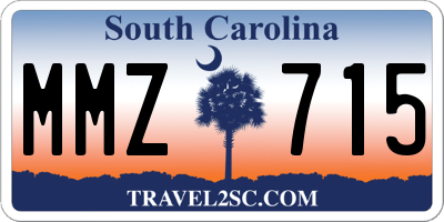 SC license plate MMZ715