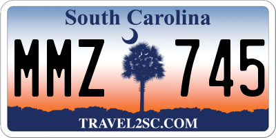 SC license plate MMZ745