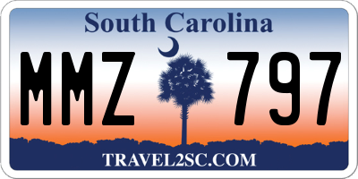 SC license plate MMZ797