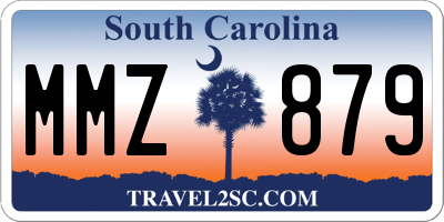 SC license plate MMZ879