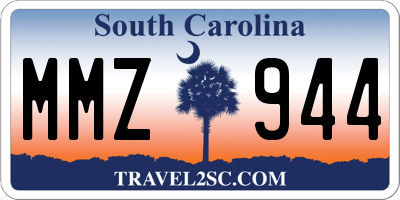 SC license plate MMZ944
