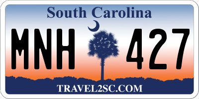 SC license plate MNH427