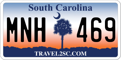 SC license plate MNH469