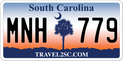 SC license plate MNH779