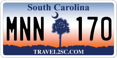 SC license plate MNN170