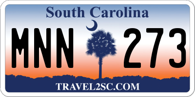 SC license plate MNN273